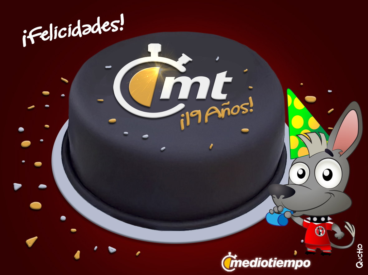 Mediotiempo cumple 19 de años de vida #MT19Años.
