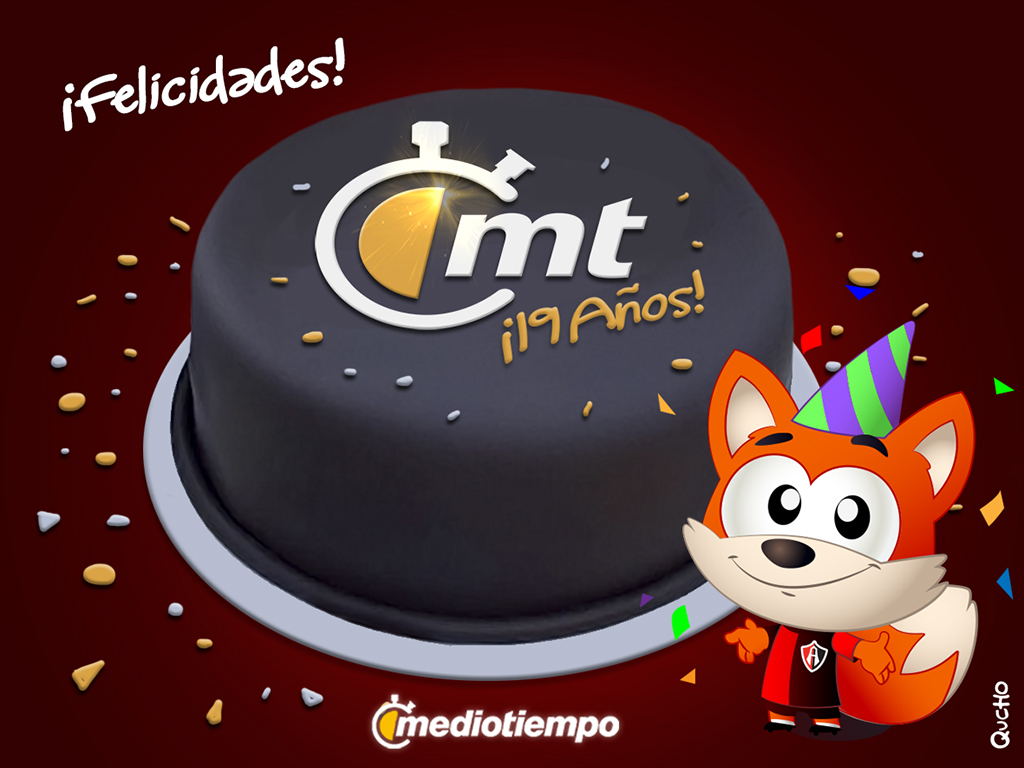 Mediotiempo cumple 19 de años de vida #MT19Años.