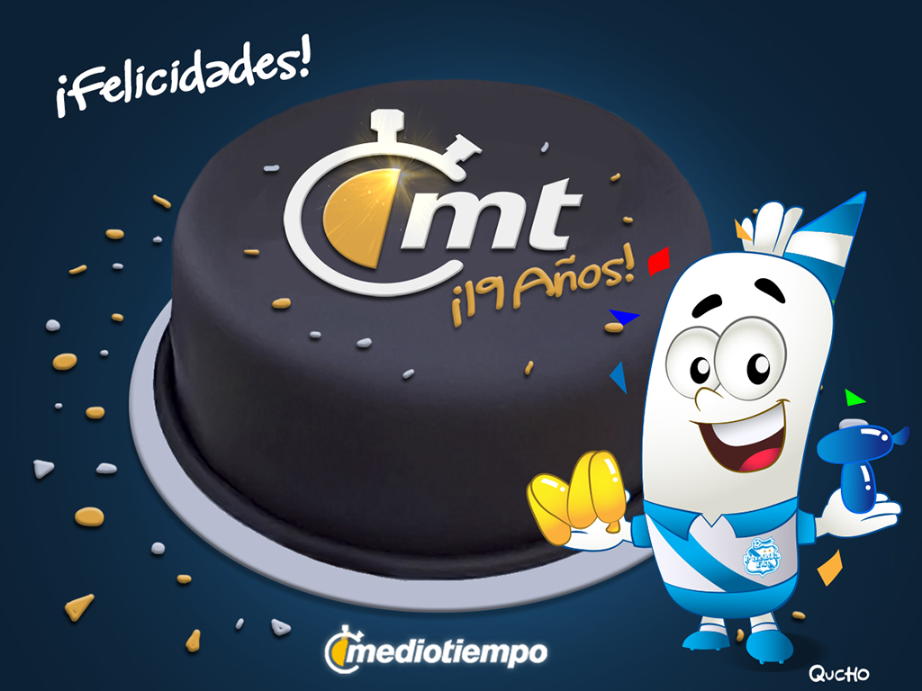 Mediotiempo cumple 19 de años de vida #MT19Años.