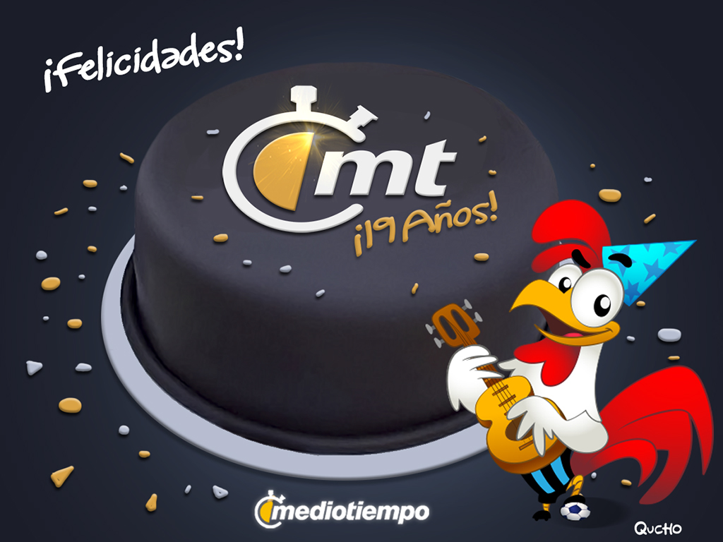 Mediotiempo cumple 19 de años de vida #MT19Años.