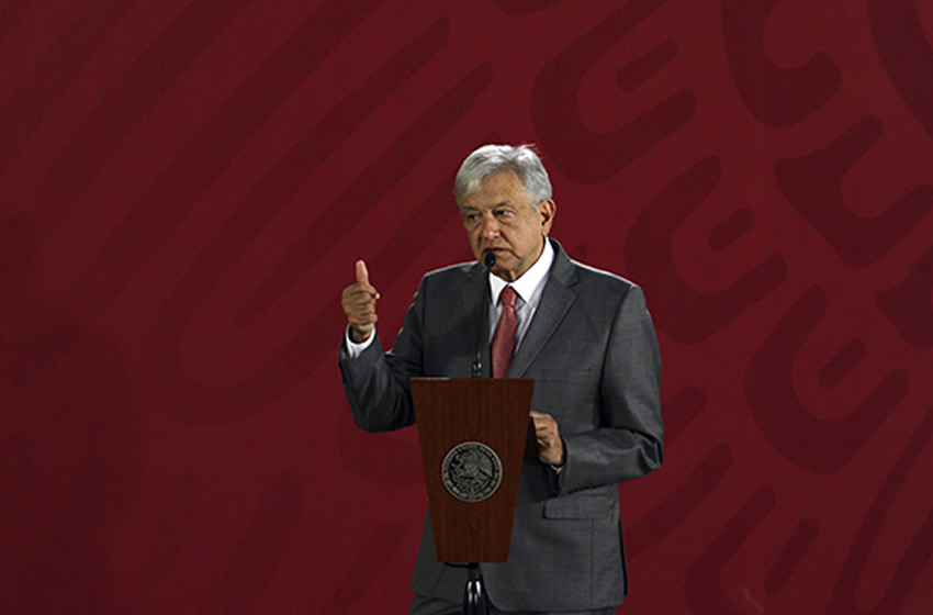 El Presidente Andrés Manuel López Obrador tuvo una mención al futbol. Foto: Notimex