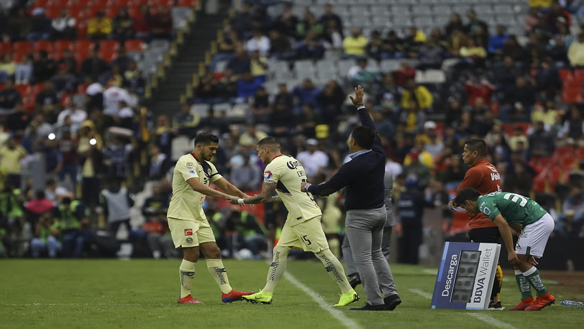 América cayó 0-3 ante León en la cancha del Estadio Azteca en la Jornada 6 del Clausura 2019 en la Liga MX. (Foto: Imago7)