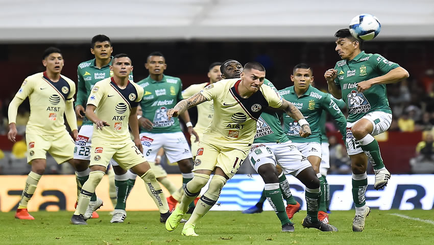 América cayó 0-3 ante León en la cancha del Estadio Azteca en la Jornada 6 del Clausura 2019 en la Liga MX. (Foto: Imago7)