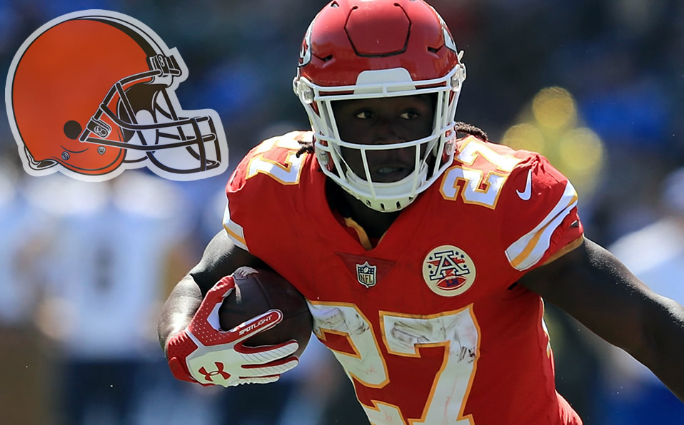 Kareem Hunt jugará con Cleveland a partir del 2019 (Getty)