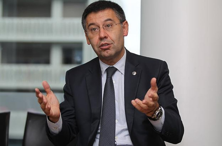Bartomeu reafirmó el compromiso del club con una solución política. (Foto: Twitter)