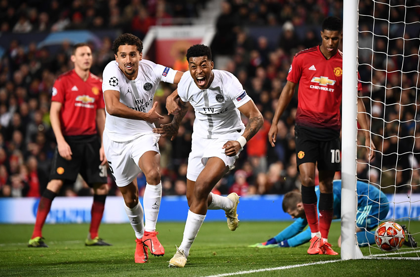 PSG dio un paso importante en la Champiosn League al vencer al Manchester United. Foto: AFP