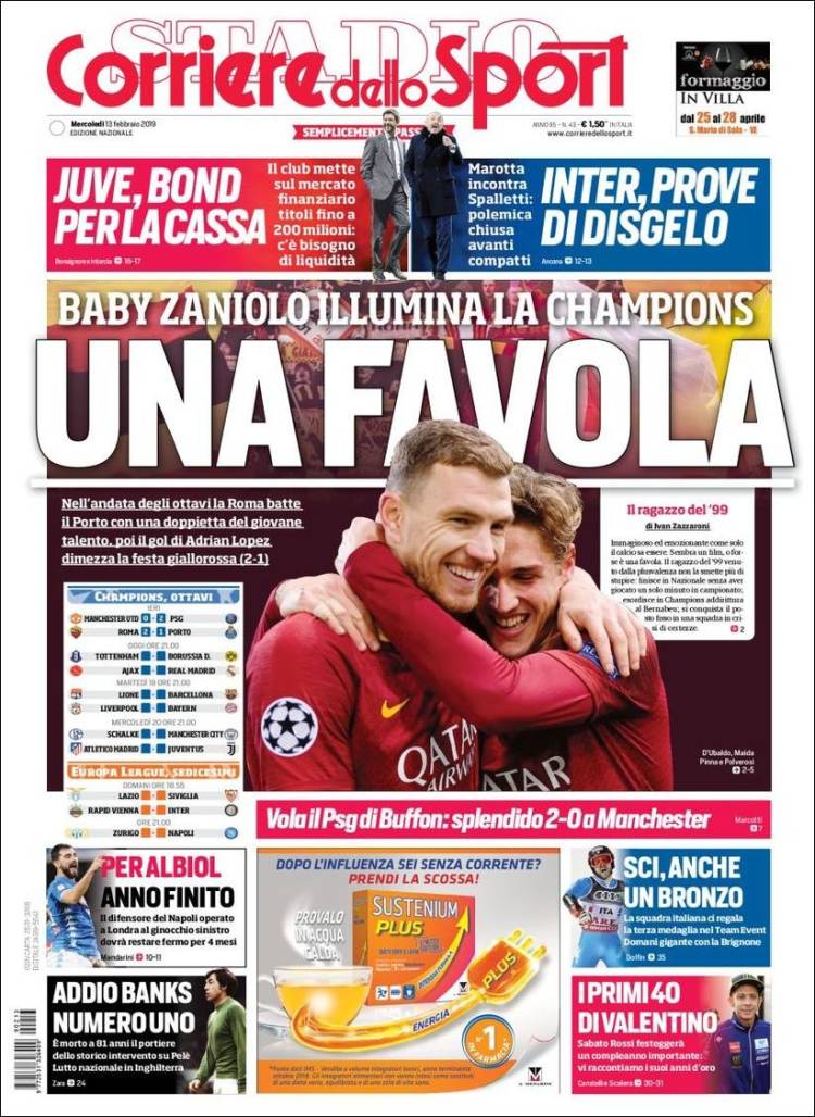 Corriere dello Sport de Italia.