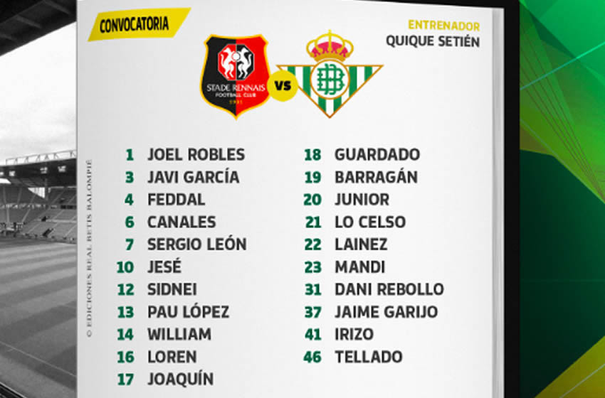 La lista de los convocados. (especial)