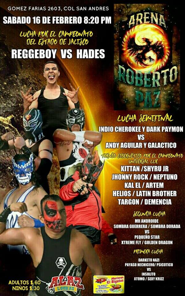 Las carteleras de Lucha Libre.