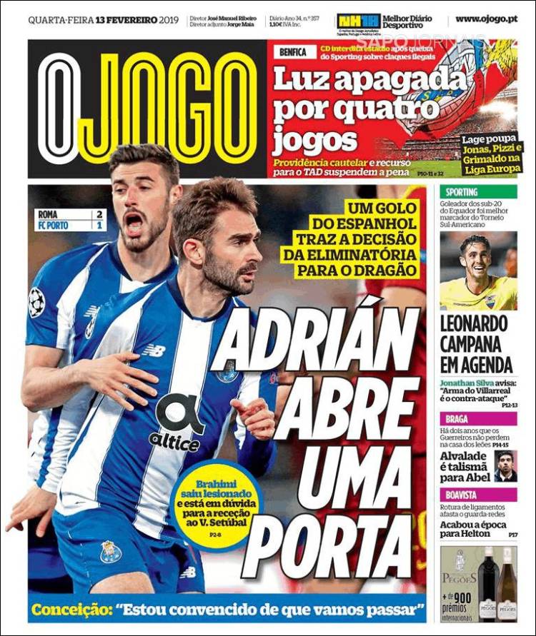 O Jogo de Portugal.