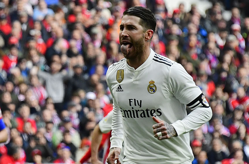 De confirmarse la sanción y la clasificación merengue, Sergio Ramos se perdería la Ida de Cuartos. (Foto: AFP)