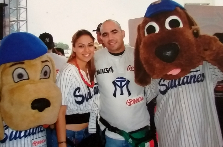 Edgar Quintero se casó con Claudia Garza en el año del título de Sultanes, en 2007. (Foto: Edgar Quintero)