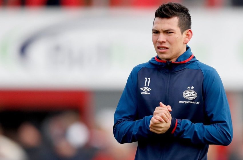 Hirving Lozano no tuvo un buen juego en su partido 50 c0n el PSV. Foto: PSV