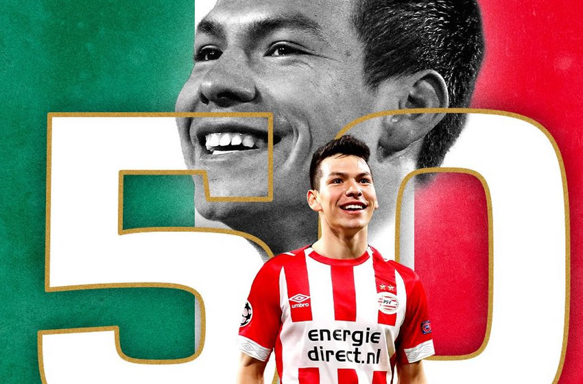 Lozano cumplió el 'tostón' al saltar como titular con el PSV ante el Heerenveen. (Foto: @PSV)