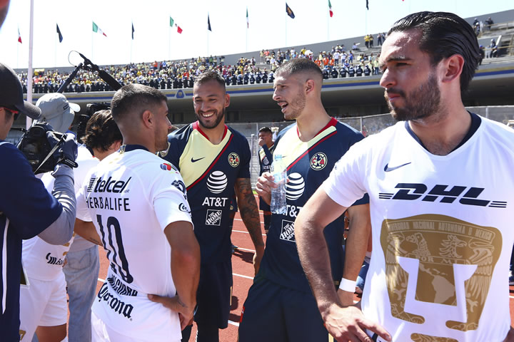 Pumas venció 1-0 al América en el olímpico Universitario con gol de Carlos González. (Foto: Imago7)