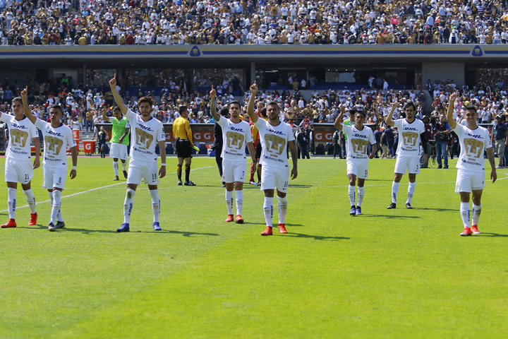 Pumas venció 1-0 al América en el olímpico Universitario con gol de Carlos González. (Foto: Imago7)