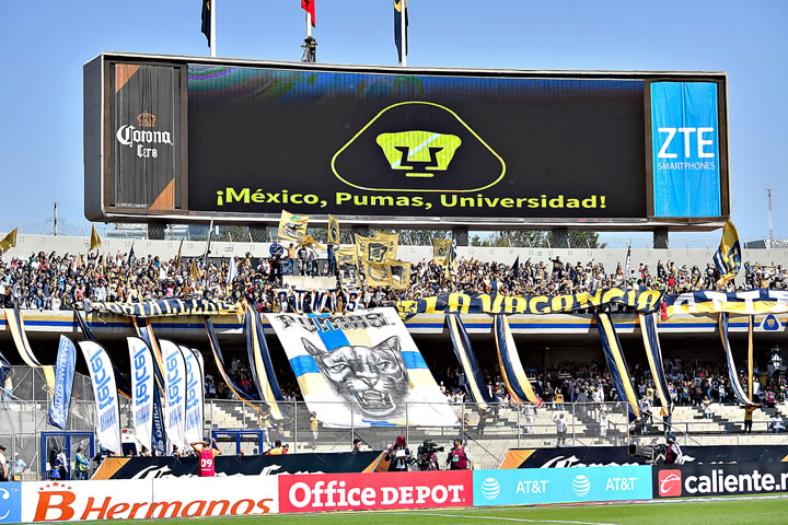 Pumas venció 1-0 al América en el olímpico Universitario con gol de Carlos González. (Foto: Imago7)