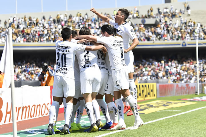 Pumas venció 1-0 al América en el olímpico Universitario con gol de Carlos González. (Foto: Imago7)