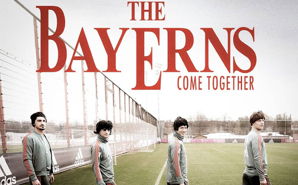 Hummels, Müller, Lewandowski y Neuer son los integrantes del "cuarteto musical" (@FCBayernES)