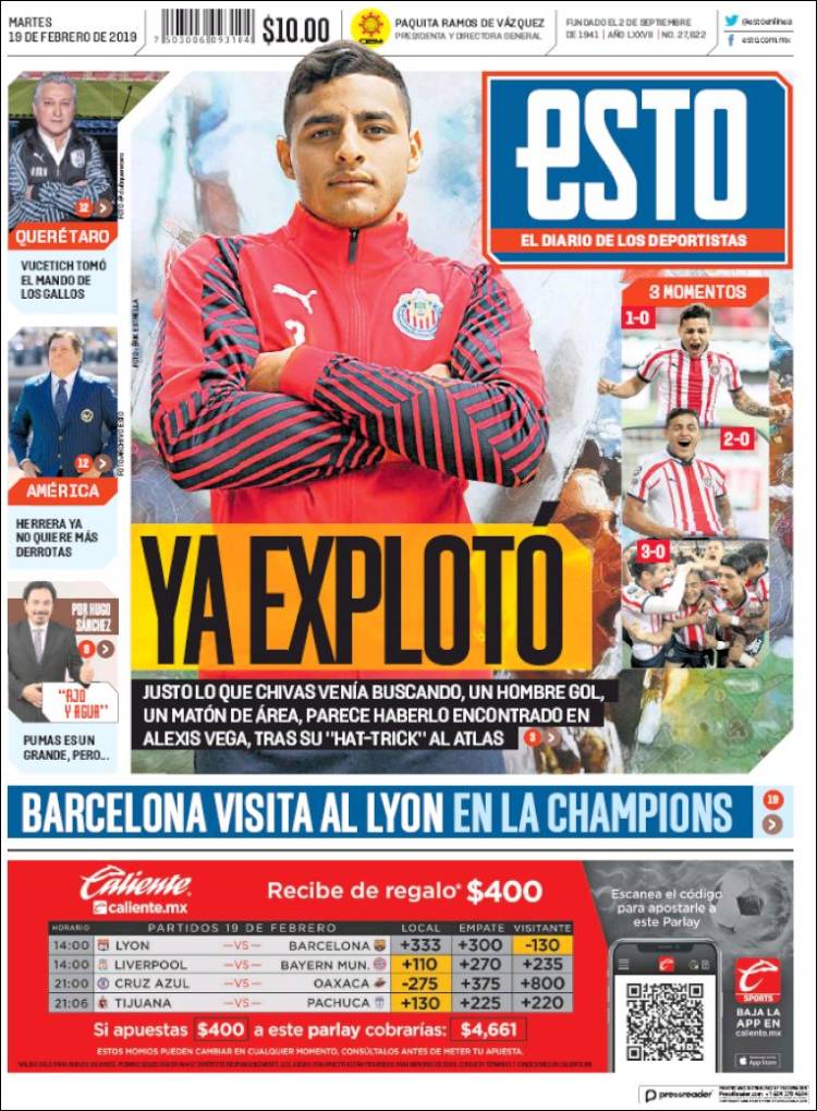 Las mejores portadas deportivas a lo largo y ancho del mundo en El Papelón.