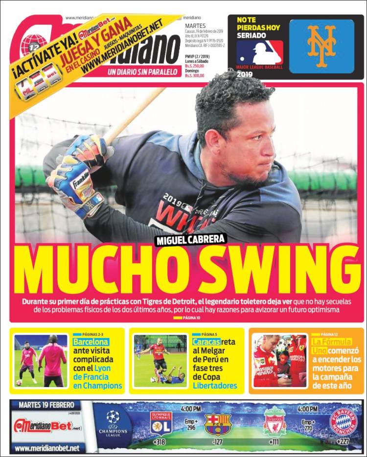 Las mejores portadas deportivas a lo largo y ancho del mundo en El Papelón.