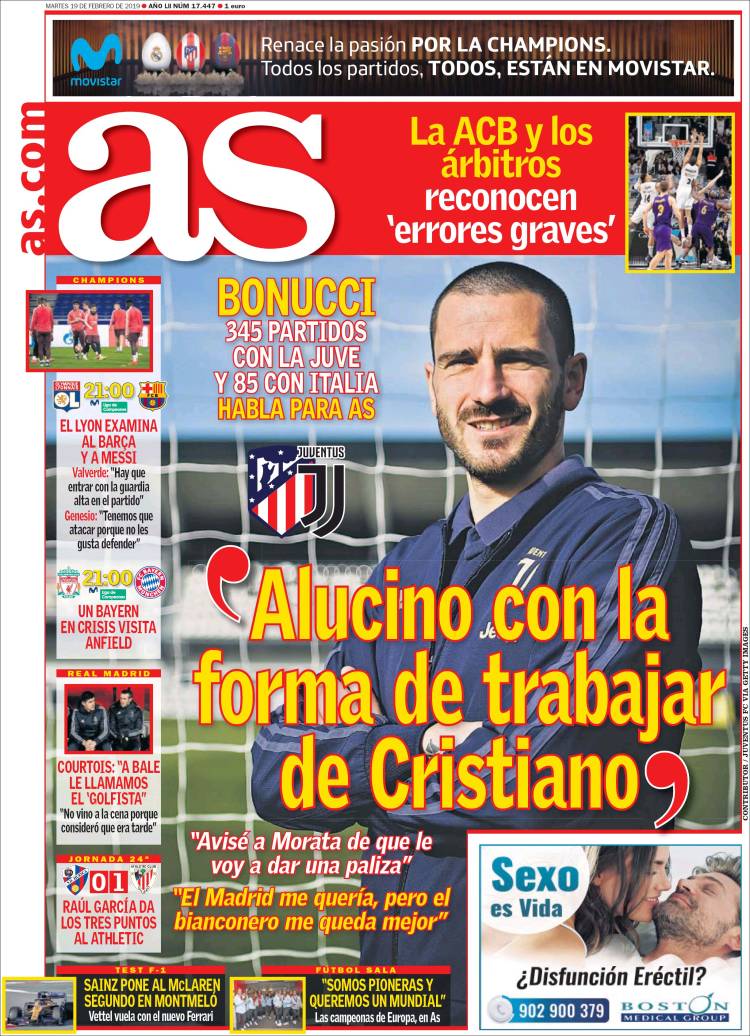 Las mejores portadas deportivas a lo largo y ancho del mundo en El Papelón.
