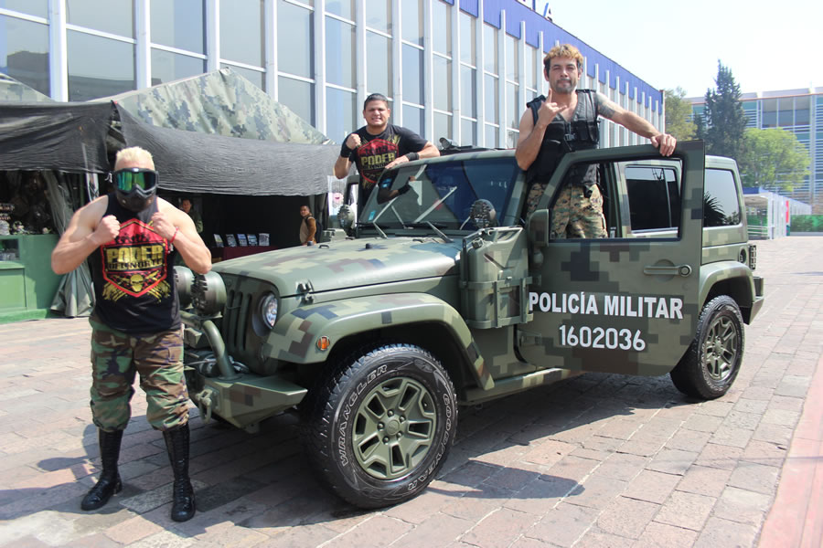 Soldados convivieron con el Poder del Norte el Día del Ejercito. (Foto: AAA)