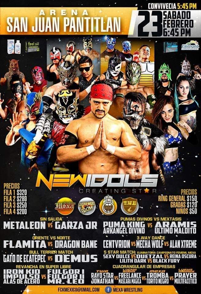 Muchos eventos de lucha libre.