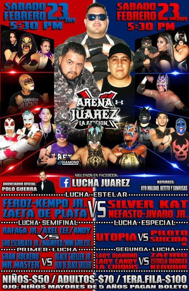 Muchos eventos de lucha libre.