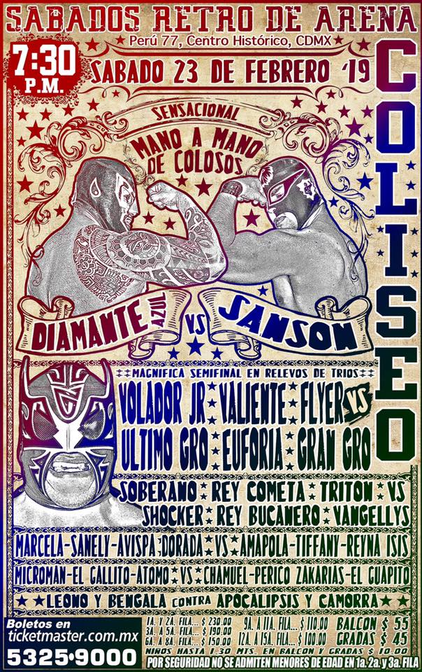 Muchos eventos de lucha libre.