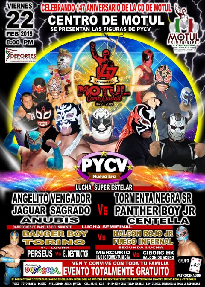 Muchos eventos de lucha libre.