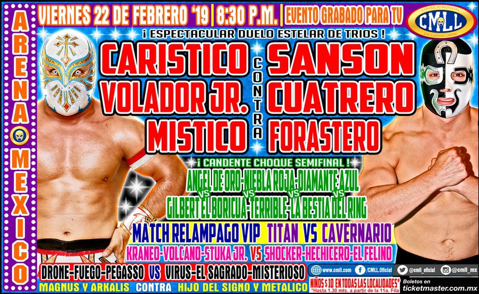 Muchos eventos de lucha libre.