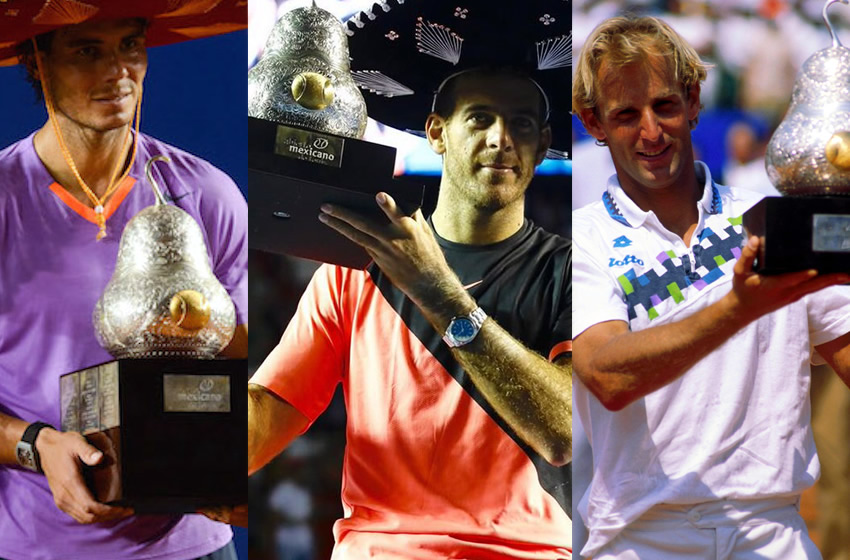 Estos son los ganadores y su edad en el Abierto Mexicano de Tenis. (Foto: Especial)