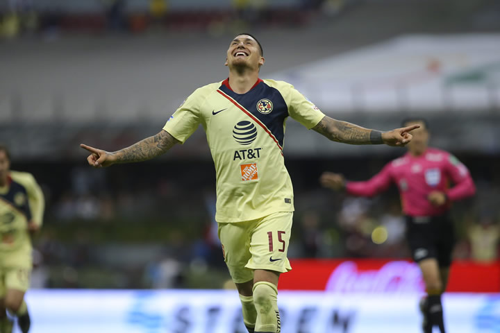 Con doblete de Nico Castillo, América venció a Lobos BUAP en el Estadio Azteca. (Foto: Imago7)