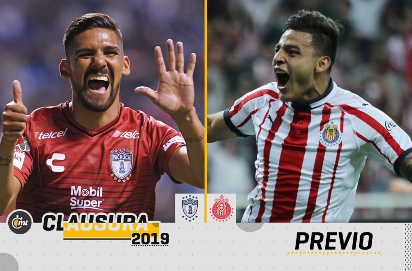 Jara y Vega han marcado para Pachuca y Chivas, respectivamente, en el Clausura 2019. (Foto: Imago7)