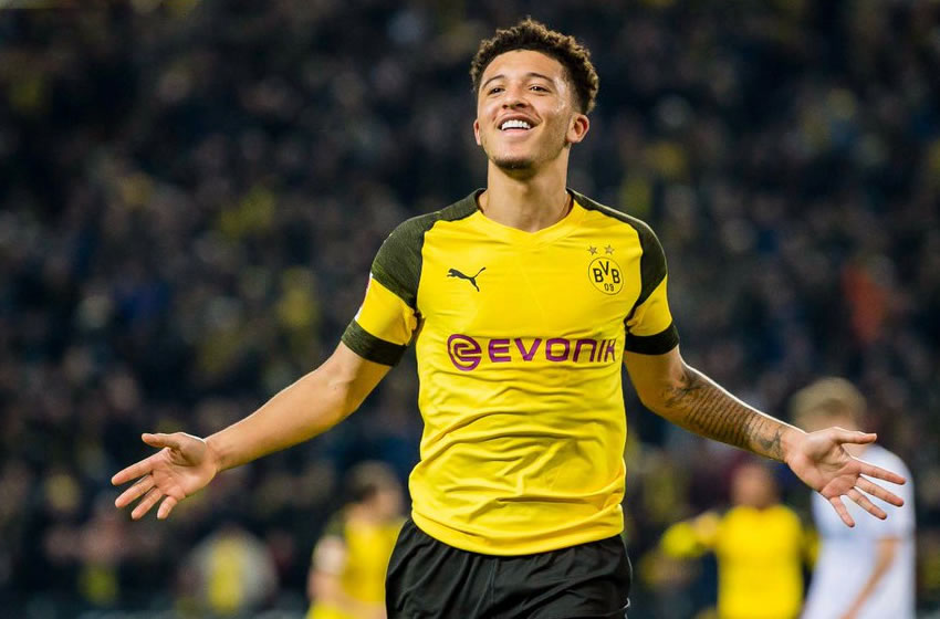 Jadon Sancho marcó el segundo gol del Dortmund al 38'. (Foto: @BVB)