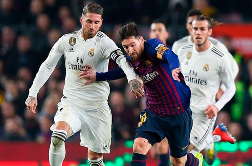 El Barcelona muestra los mejores goles de Messi al Real Madrid. Foto: EFE