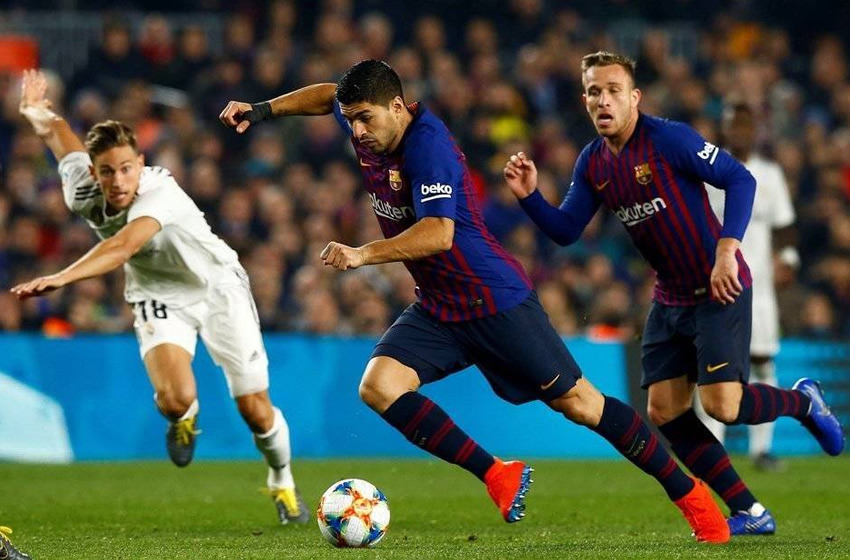 Barcelona y Real Madrid por el pase en la Copa del rey. Foto: EFE