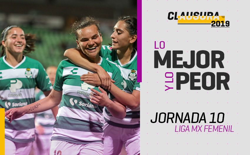 Liga MX Femenil: Lo Mejor y Lo Peor de la Jornada 10 C2019