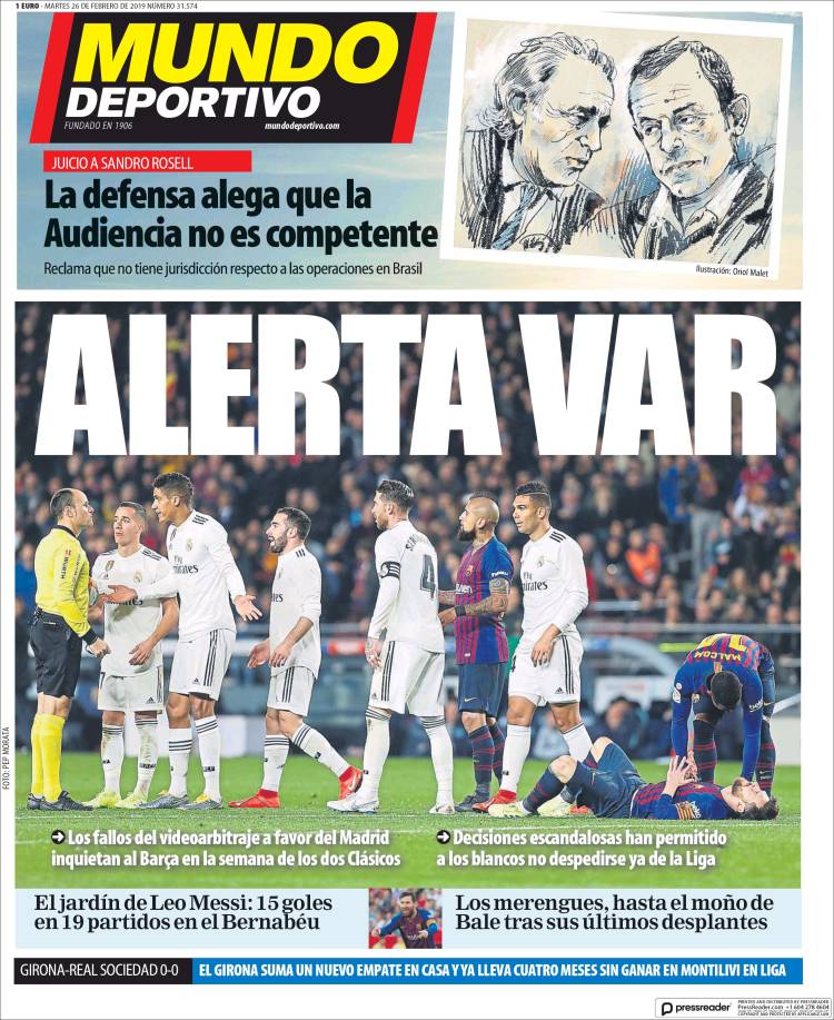 Las portadas más destacadas del mundo deportivo.