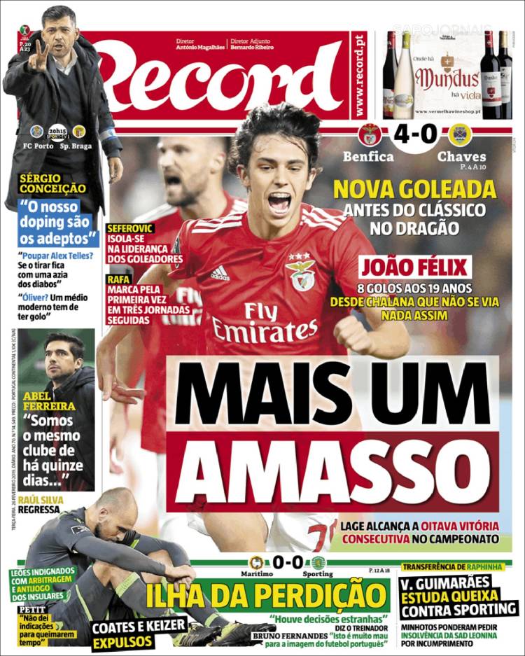 Las portadas más destacadas del mundo deportivo.
