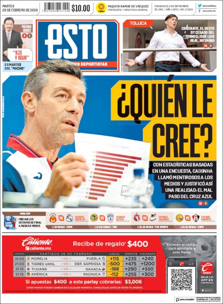 Las portadas más destacadas del mundo deportivo.