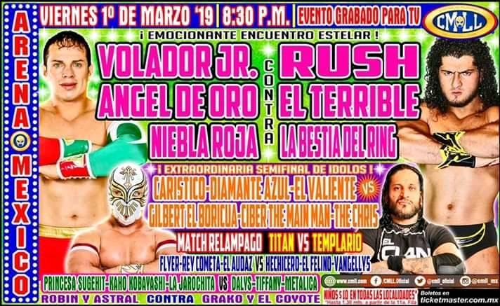 Lucha libre por todos lados.