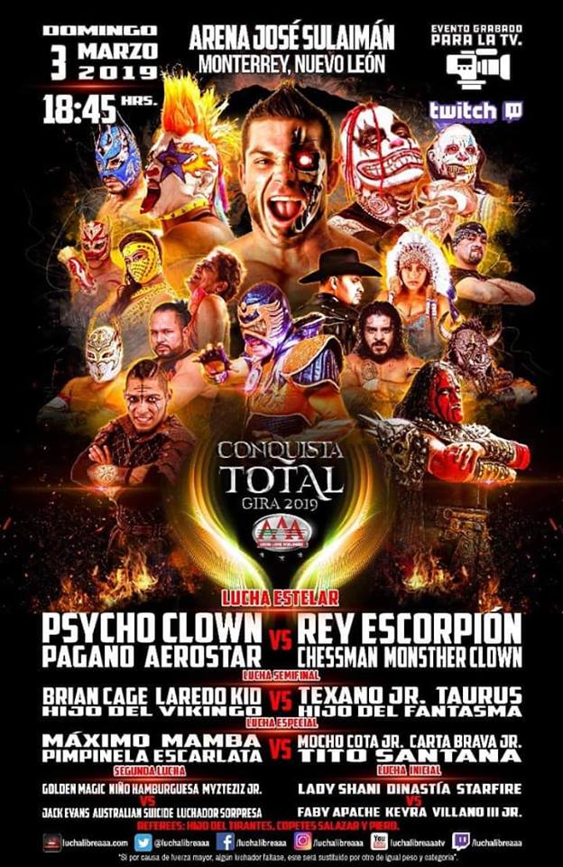 Lucha libre por todos lados.