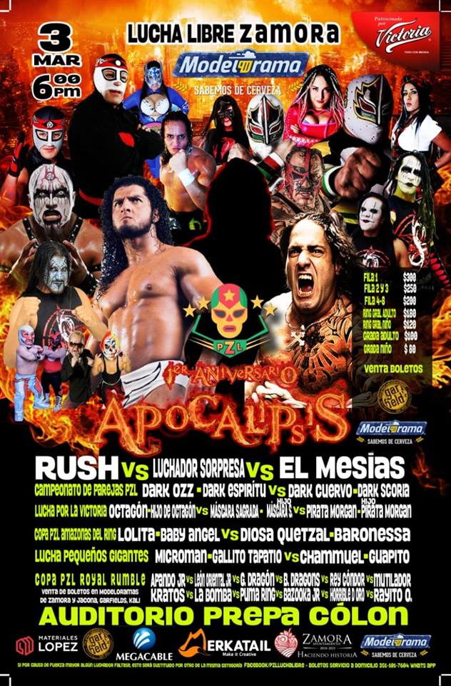 Lucha libre por todos lados.