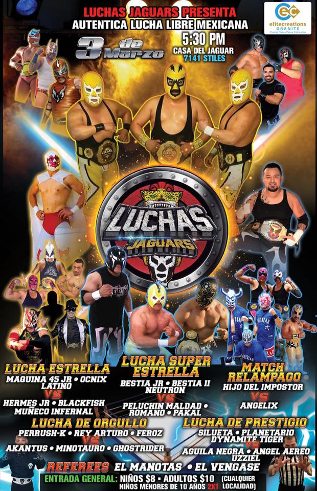 Lucha libre por todos lados.