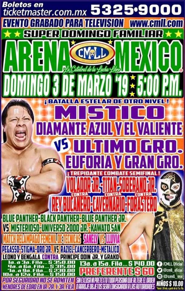 Lucha libre por todos lados.