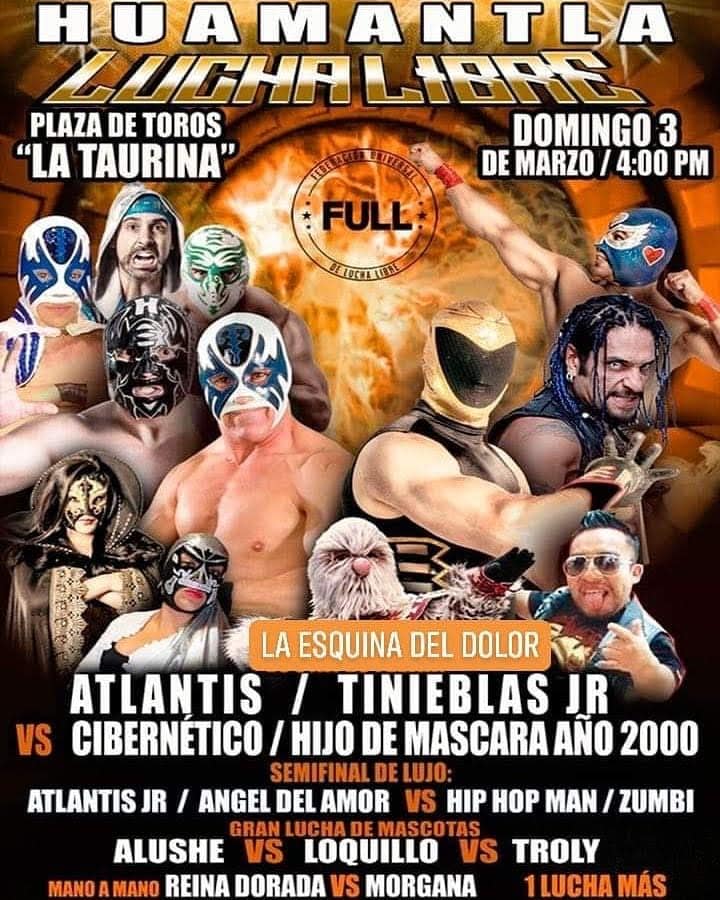 Lucha libre por todos lados.