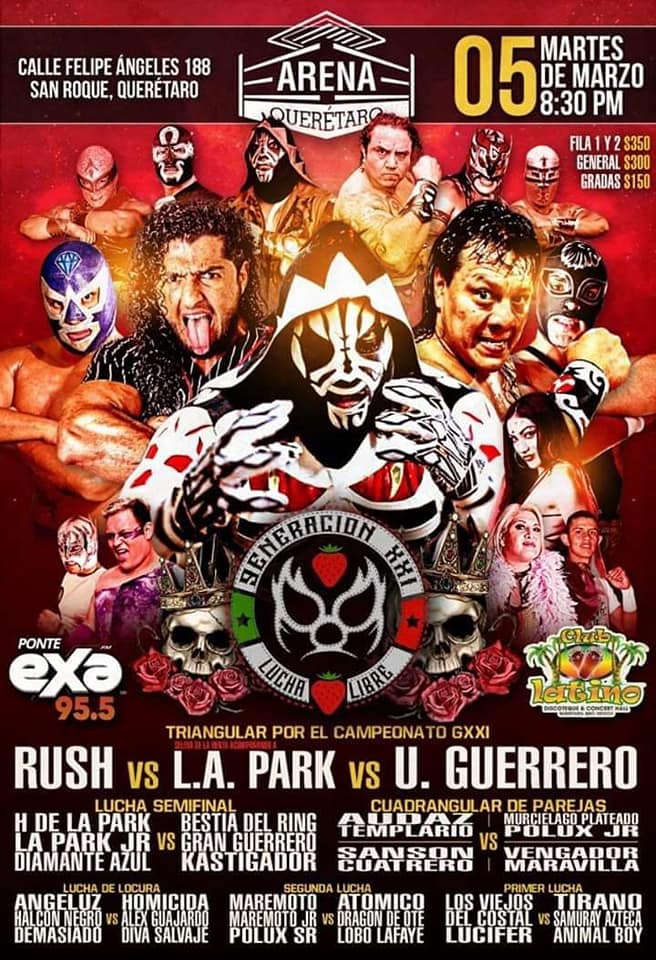 Lucha libre por todos lados.