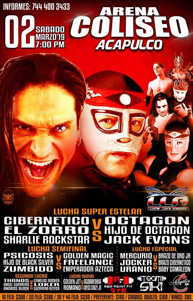 Lucha libre por todos lados.